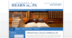 Desktop Screenshot of cbhearnlaw.com